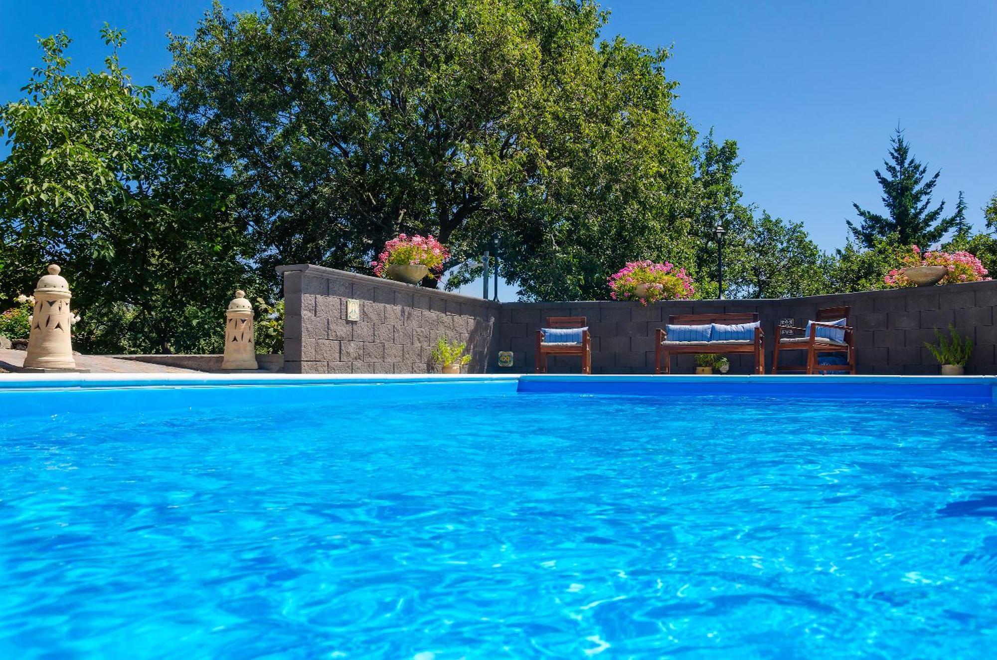 Villa Del Gelso Chalet Nel Parco Delletna マスカリ エクステリア 写真
